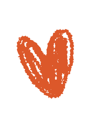 Heart orange